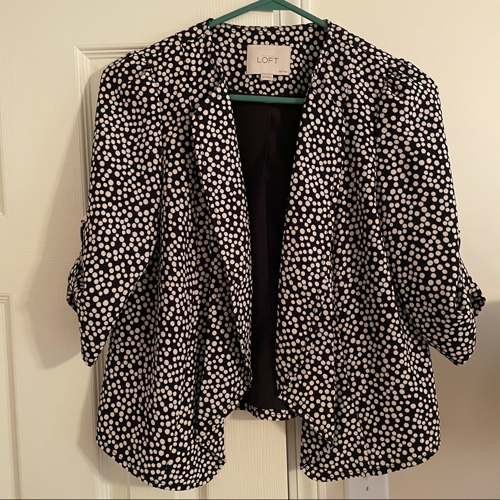 LOFT petite XS blazer sweater jacket